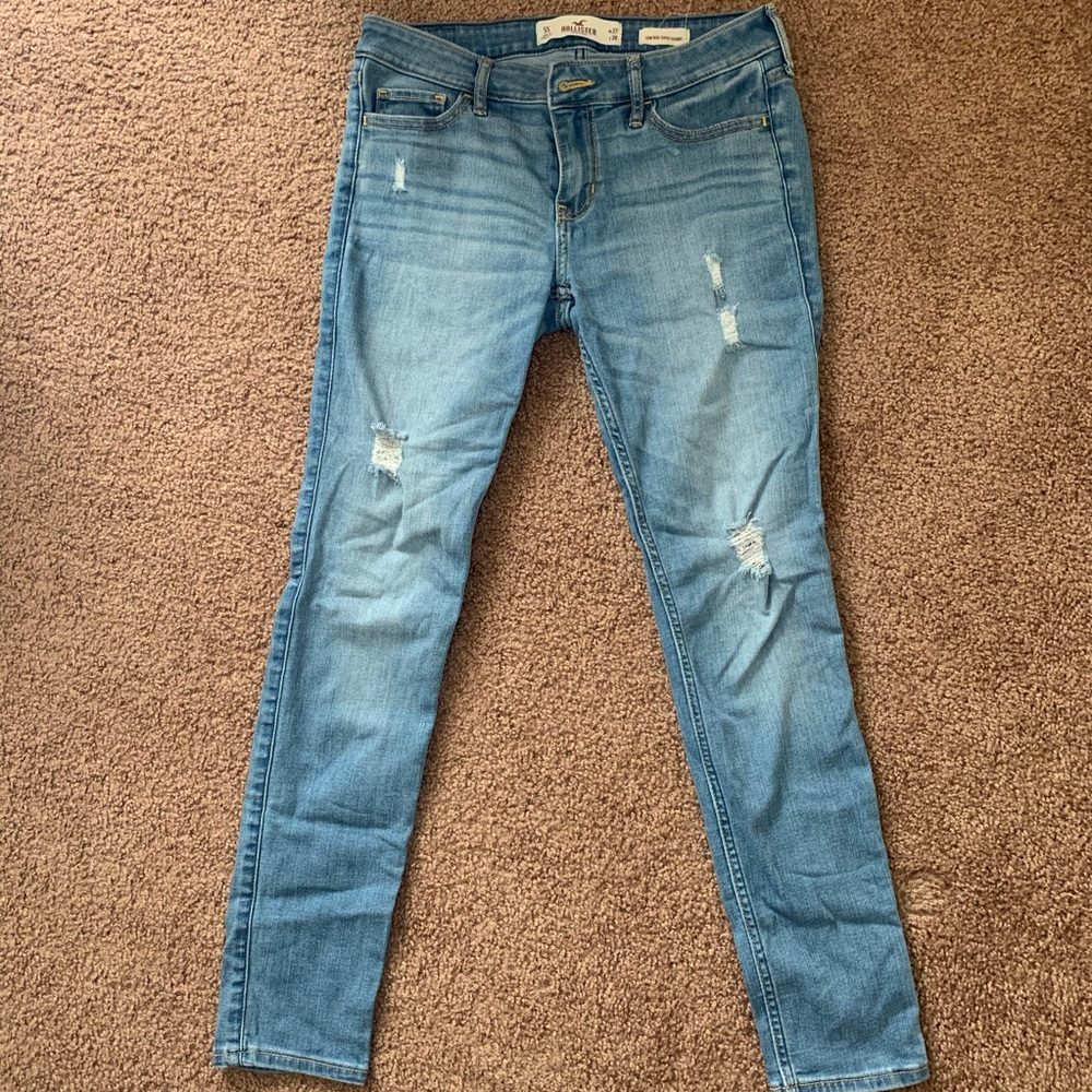 Hollister low rise skinny jeans